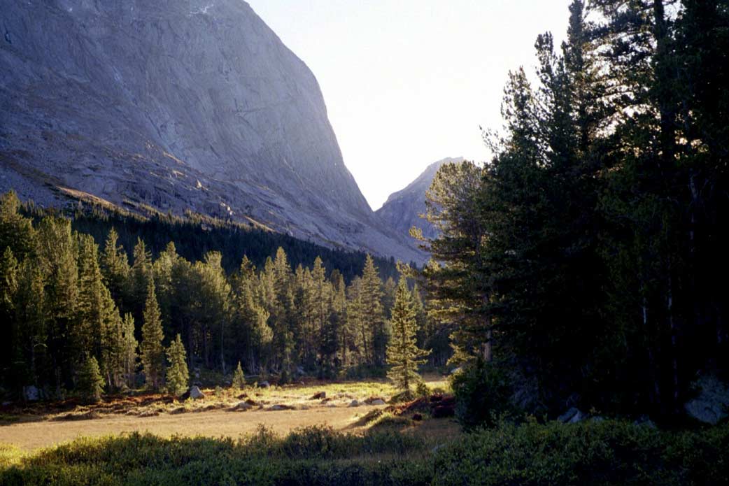 The next day we did the usual camp/horse stuff and then decided to take our fishing gear and start heading up towards the Cirque of Towers.